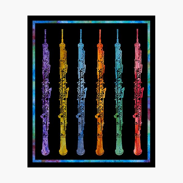 Rainbow of Oboes Photographic Print