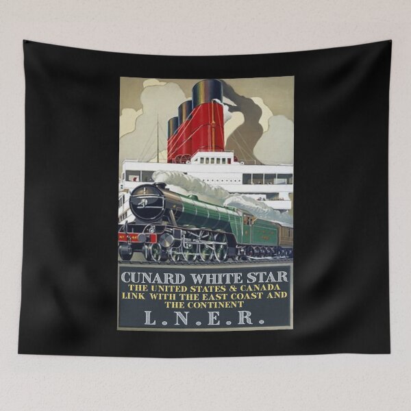 Item preview, United States and Canada vintage travel poster designed and sold by stickart-marek.