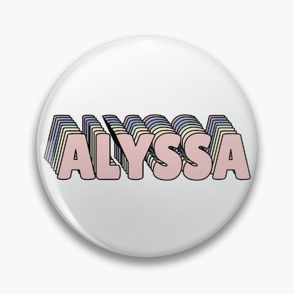 Item preview, Alyssa Name  designed and sold by ashleymanheim.