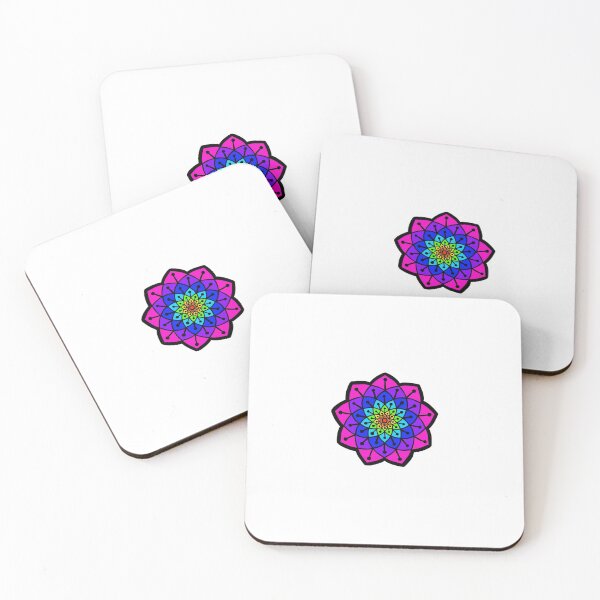 Item preview, Bright Rainbow Mandala Flower designed and sold by brethanycc.