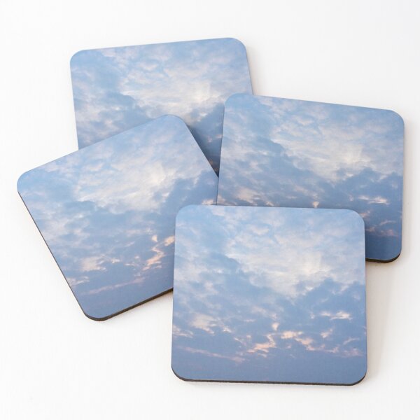 Item preview, Blue sky sunlight through clouds designed and sold by PrakritiPrints.