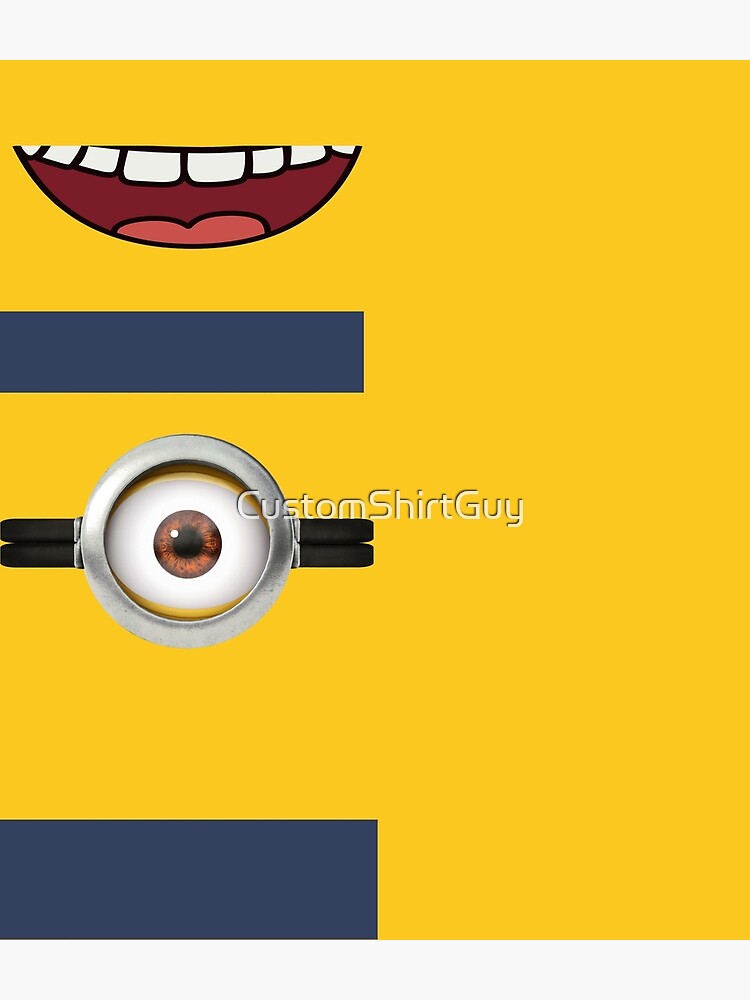 Minion style Eyes Backpack for Sale by CustomShirtGuy