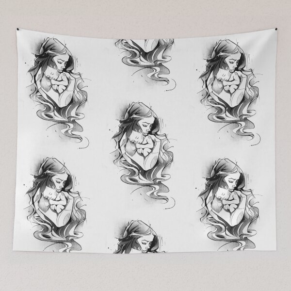 Item preview,  The loving mother designed and sold by RafaelLima7.