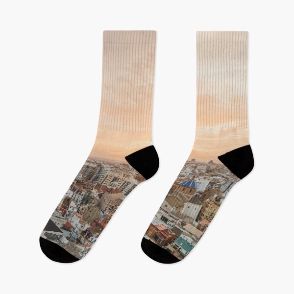 Item preview, Valencia Skyline at Sunset designed and sold by Rebecca Li.