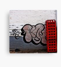 Tagging Canvas Print
