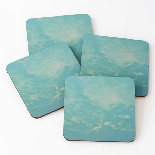 Item preview, Green tinted sky and clouds designed and sold by PrakritiPrints.