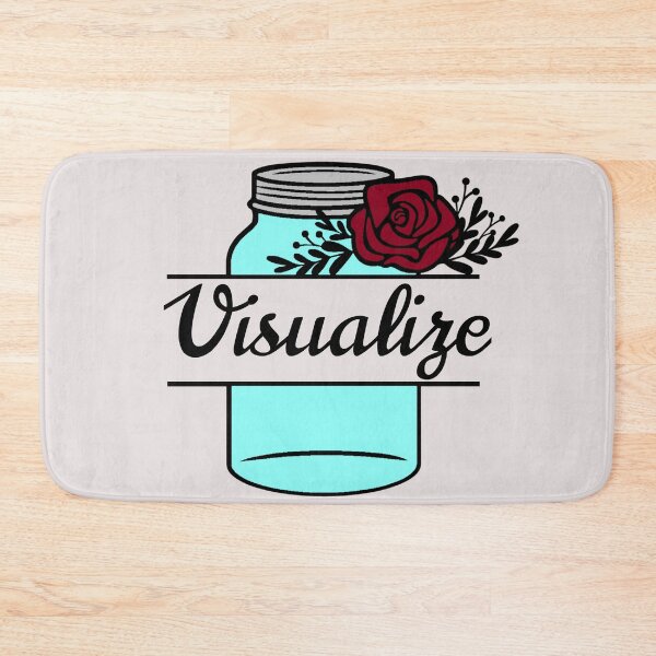 Item preview, Visualize. Your life is empty like a jar, fill it. designed and sold by CrystalRaen.