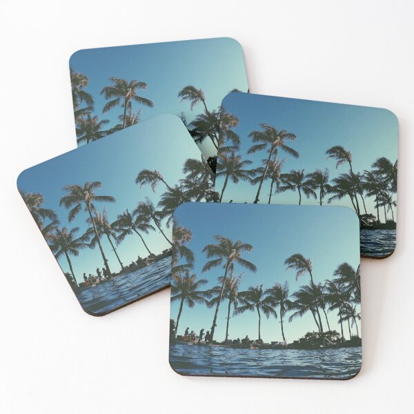Item preview, Ocean palm tree view designed and sold by ameliazhengg.