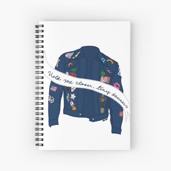 Tiny Dancer Denim Jacket Spiral Notebook