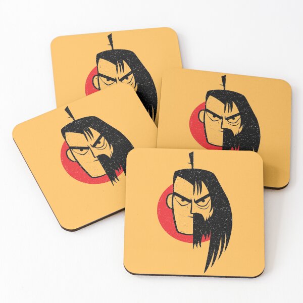 Artikelvorschau, Samurai Jack Split Face Art entworfen und verkauft von Luhmdesign.