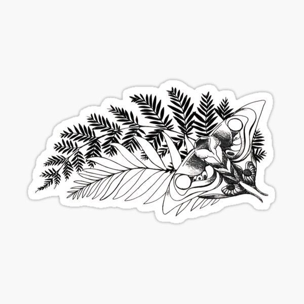 Ellie Williams TLOU2 Inspired Moth/fern Tattoo Sticker -  Denmark