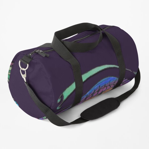 Orange Eye of the Familiar Duffle Bag