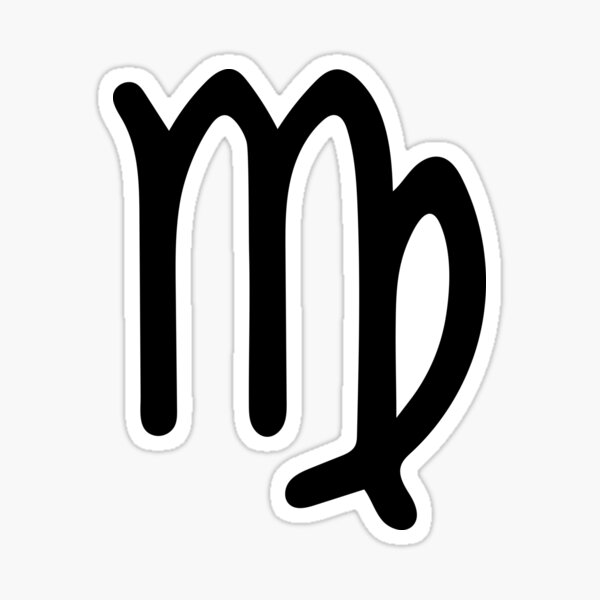 Virgo Astrology Zodiac Star Sign Sticker