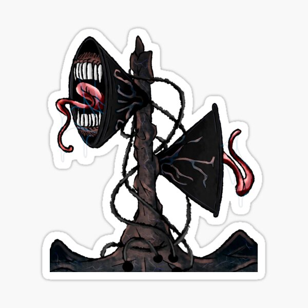 Siren Head Game Stickers Redbubble - siren head decal roblox