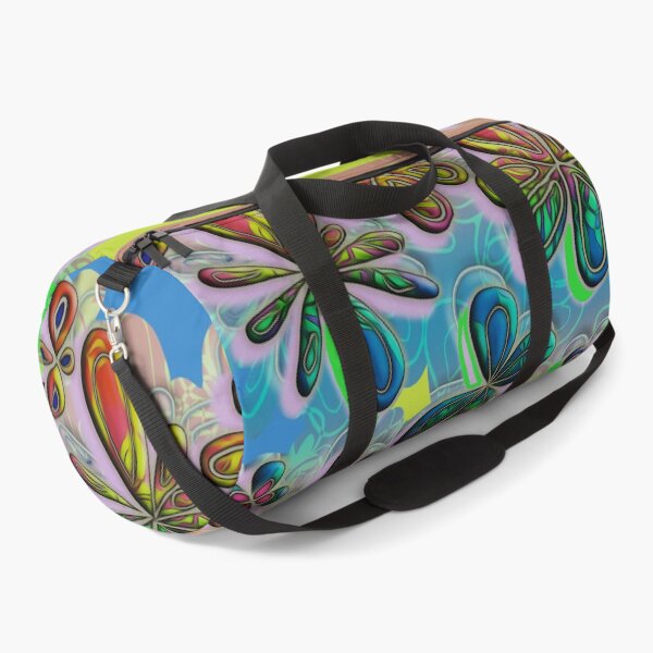 Item preview, PSYCHEDELIC FLOWERS FLOATING ON CLOUDS - BY JANE HOLLOWAY  designed and sold by Jane Holloway.
