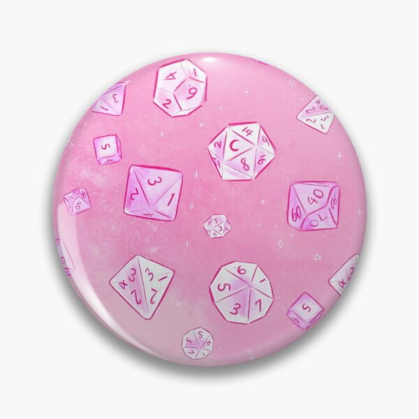 Item preview, Pastel Pink Aesthetic Dice Pattern designed and sold by aprilfrosbury.