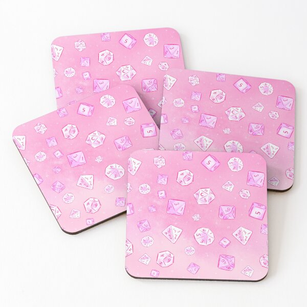 Item preview, Pastel Pink Aesthetic Dice Pattern designed and sold by aprilfrosbury.