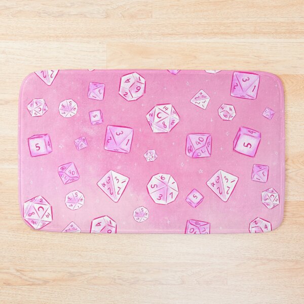 Item preview, Pastel Pink Aesthetic Dice Pattern designed and sold by aprilfrosbury.