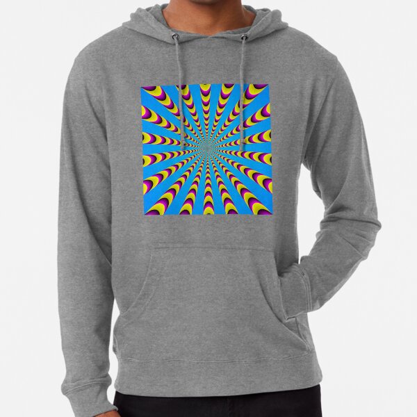 Optical iLLusion - Abstract Art, Lightweight Hoodie
