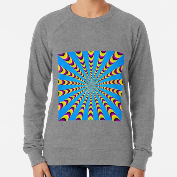 Optical iLLusion - Abstract Art, Lightweight Sweatshirt