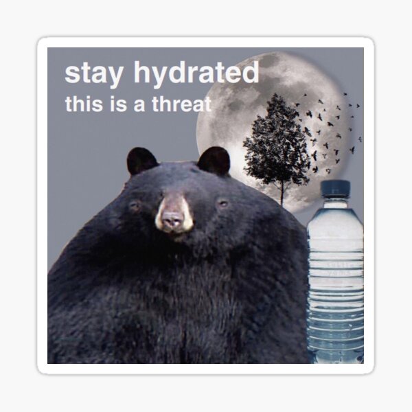 Stay Hydrated Bottle Sticker for Sale by leenhiddles