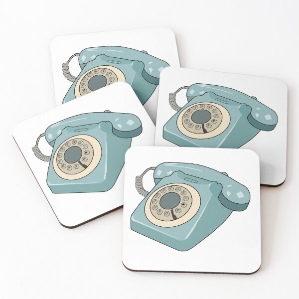 Item preview, Retro blue phone  designed and sold by SOcreateCo.