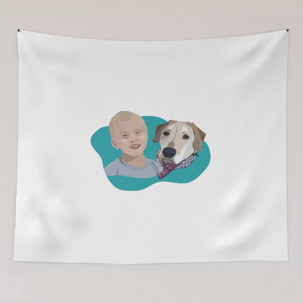 Item preview, Dog and Kid designed and sold by taraalpert.