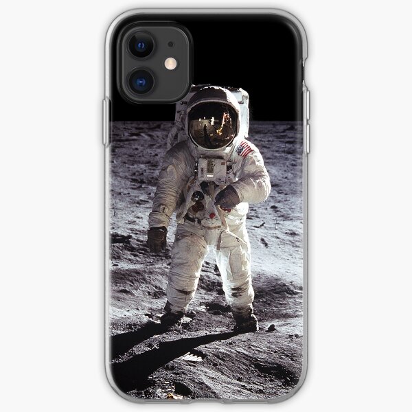 Buzz Aldrin on the Moon NASA iPhone/iPad Space Case iPhone Soft Case