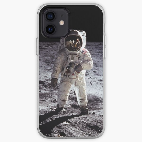 Buzz Aldrin on the Moon NASA iPhone/iPad Space Case iPhone Soft Case