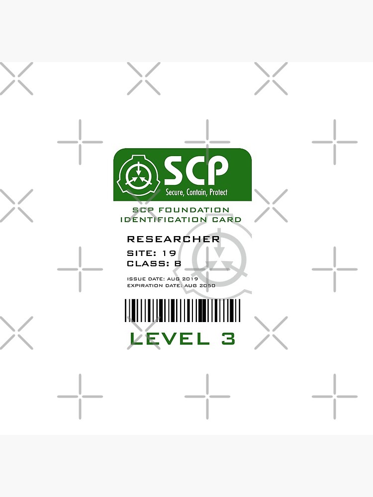 SCP ID Card - Customize Yours Now - SCP Foundation ID Card