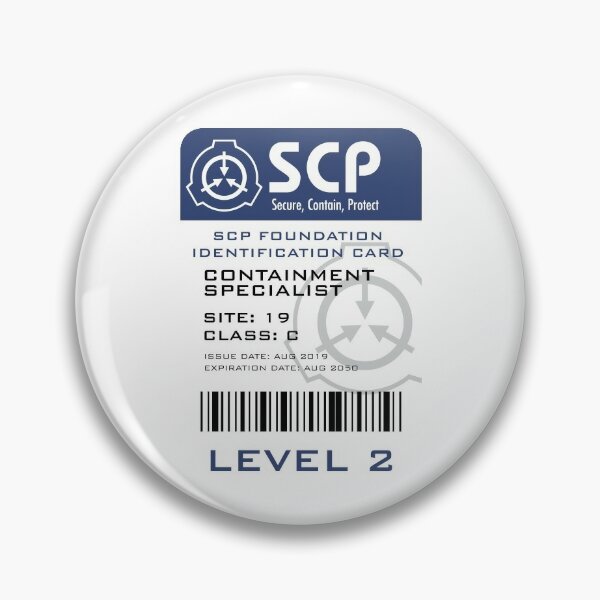 SCP Foundation Pin's Code & Price - RblxTrade