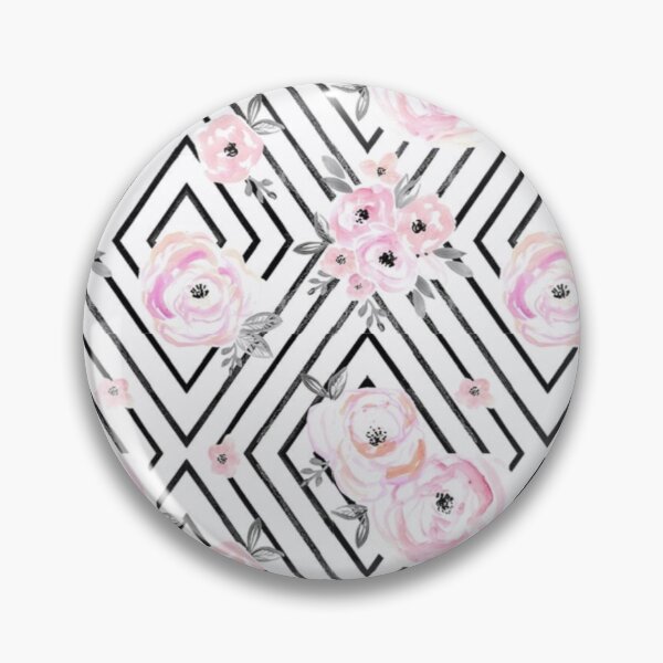 Item preview, Pink Floral Geometric designed and sold by Eagerly Elementary Music.
