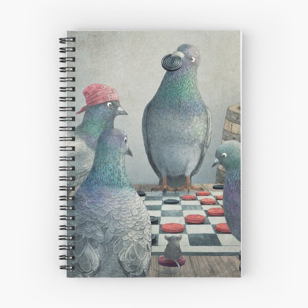 Item preview, Checker Playing Pirate Pigeons  designed and sold by TerryFan.