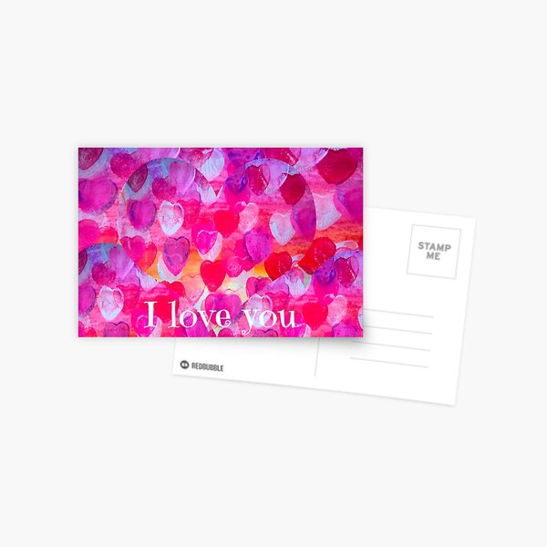 I Love You Postcard