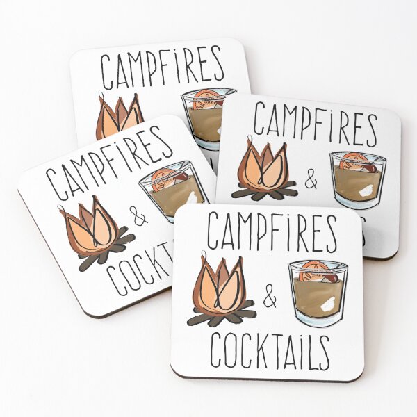 Item preview, Campfires and Cocktails designed and sold by annikabee.