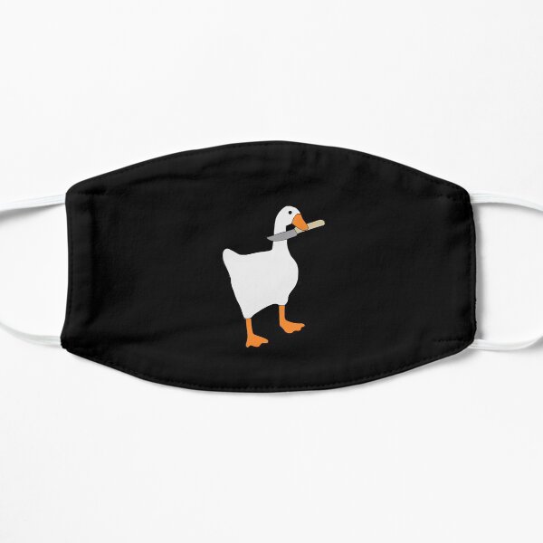 untitled goose game sticker Flat Mask