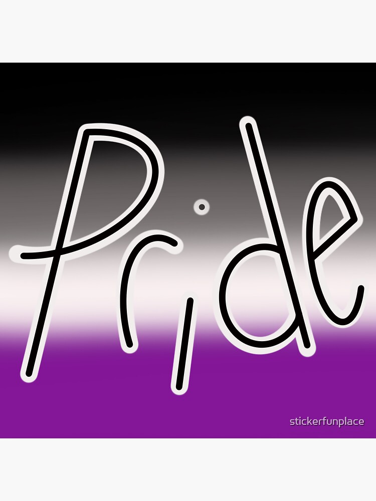 Asexual Pride Flag Sticker By Stickerfunplace Redbubble 4159