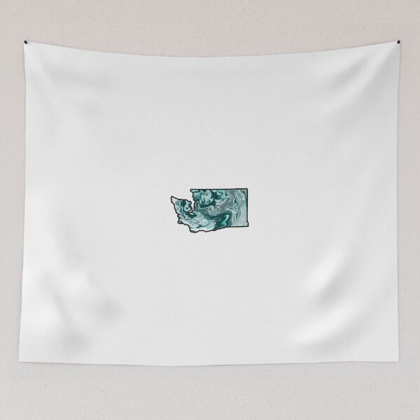 Item preview, Washington Blue Swirl designed and sold by h DESIGNS.