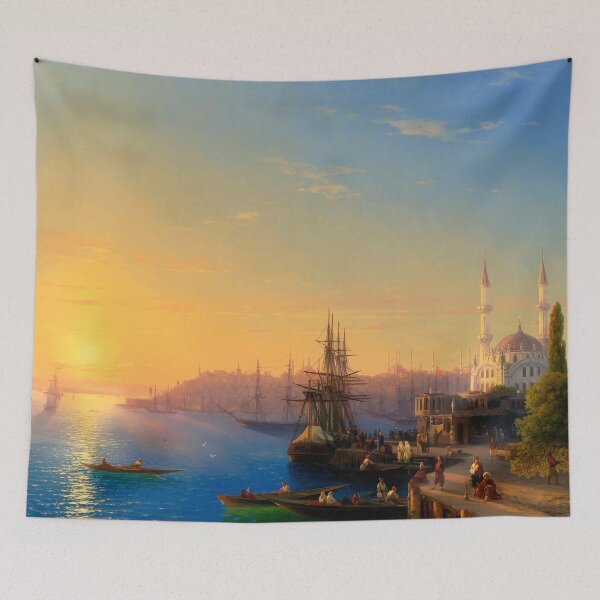Item preview, View of Constantinople and the Bosphorus, by Ivan Aivazovsky designed and sold by Irina Polyanskaya.