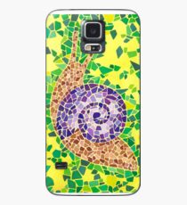 Mosaik-Schnecke in der Gouache Hülle & Klebefolie für Samsung Galaxy