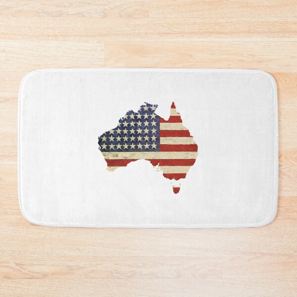 Item preview, American Australian Vintage Flag Map designed and sold by drubdrub.