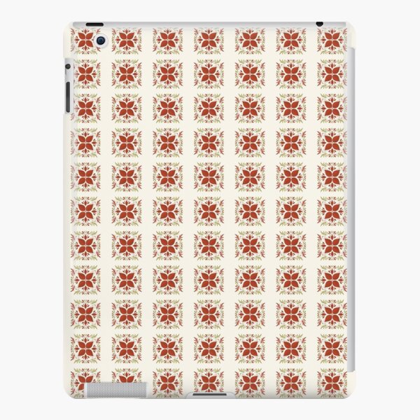Checkered Flower iPad Snap Case