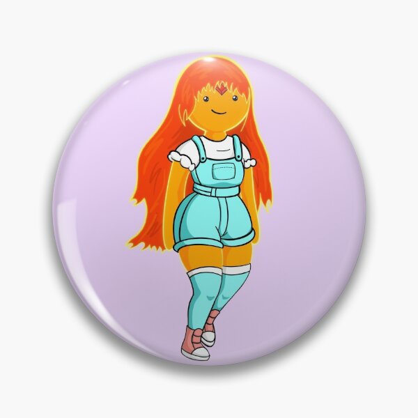 Item preview, Retro Flame Princess designed and sold by Raccoon  Trash.
