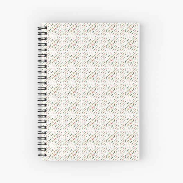 Coloured Cultural Fine Print Spiral Notebook