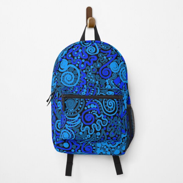 Item preview, Black and Blue Pattern designed and sold by Clare Wuellner.