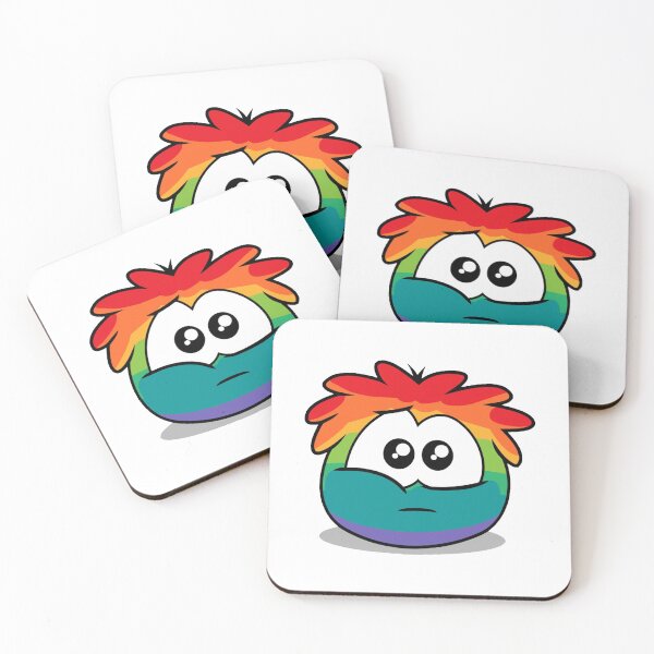 Item preview, Rainbow Puffle designed and sold by LeahGuo.
