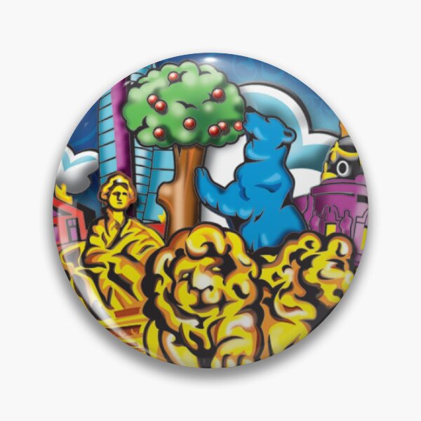 Item preview, Madrid Oso Deep Blue Famous Lovely Day design designed and sold by Lovely Day.