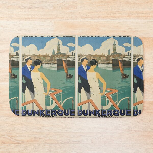Item preview, NORD Dunkerque vintage travel poster designed and sold by stickart-marek.