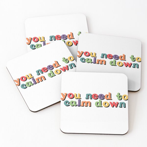 Item preview, you need to calm down sticker designed and sold by shanz-arts.