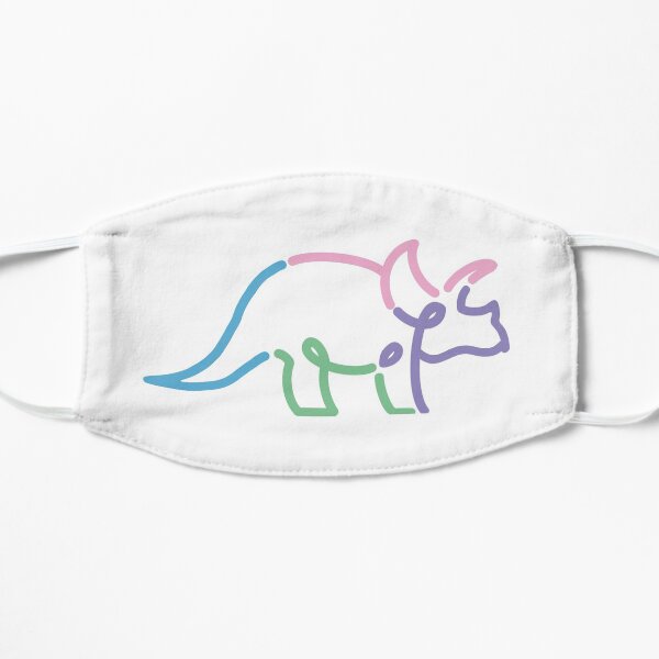 Try Guys Triceratops Logo Mask